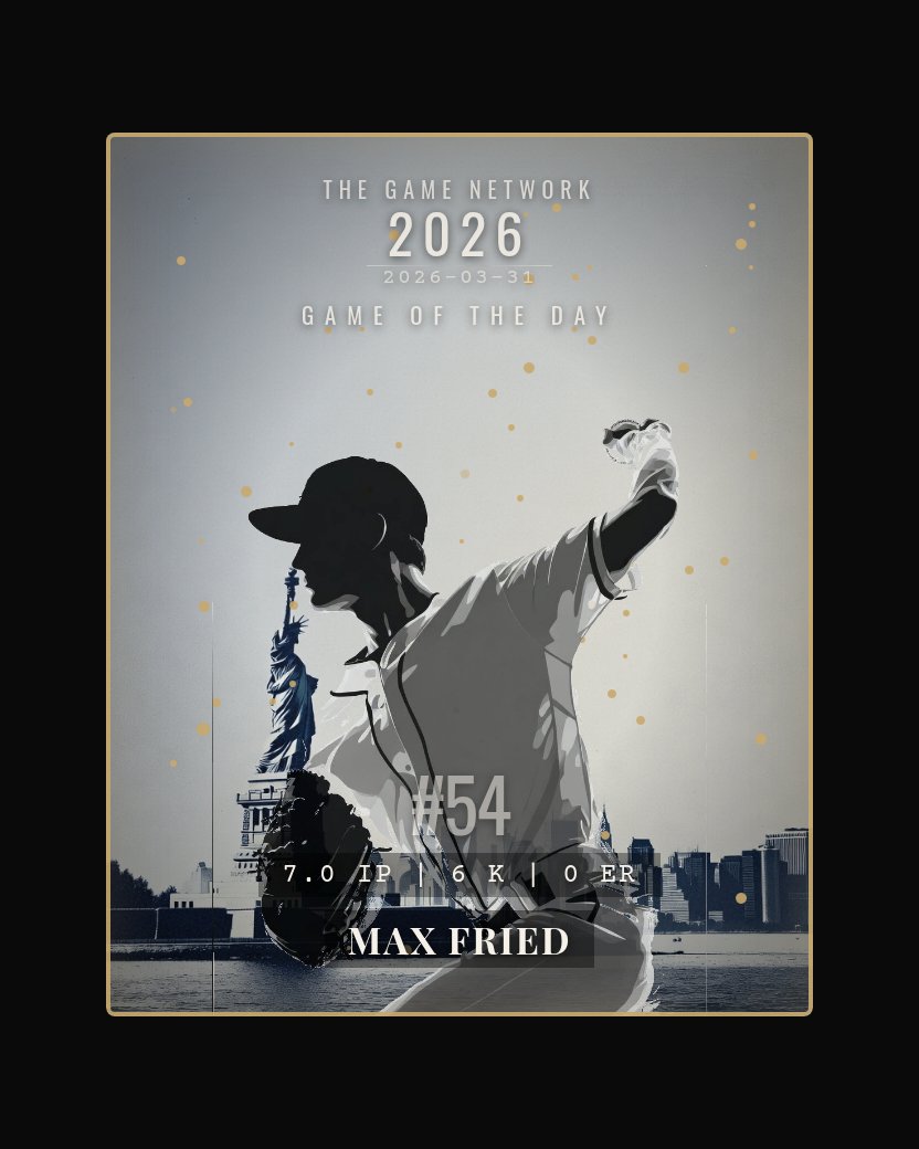 Max Fried — Game of the Day