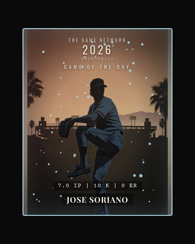 Jose Soriano — Game of the Day