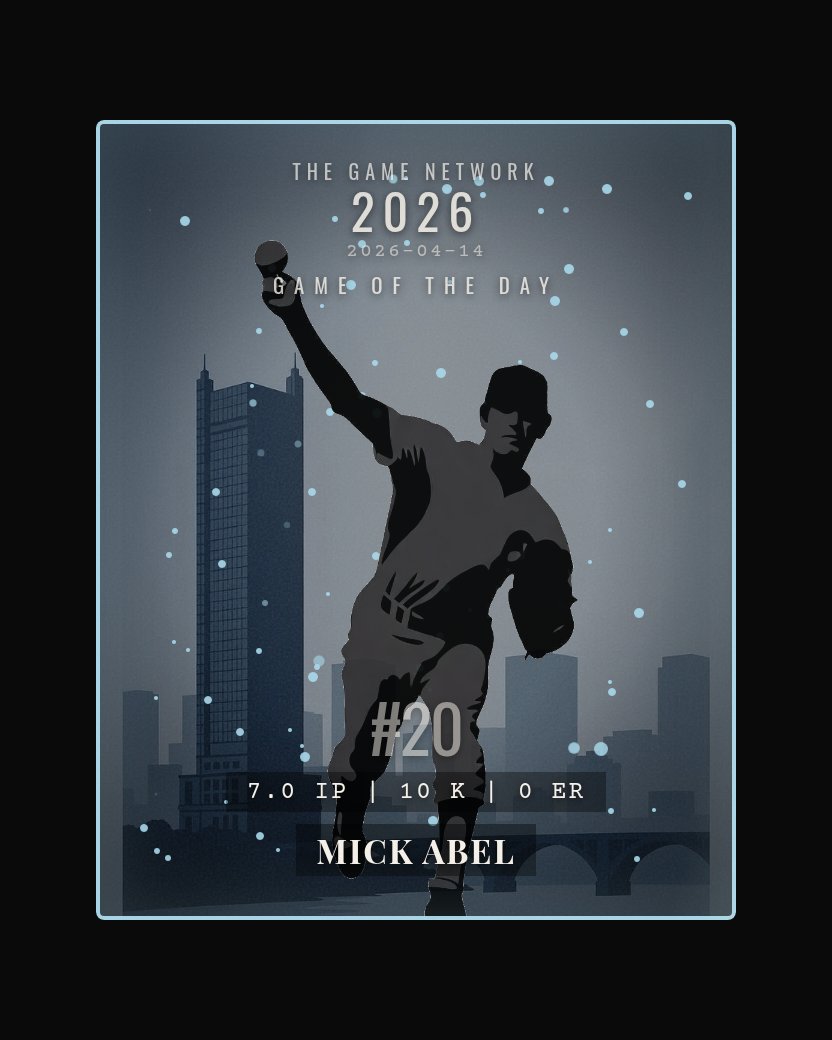 Mick Abel — Game of the Day