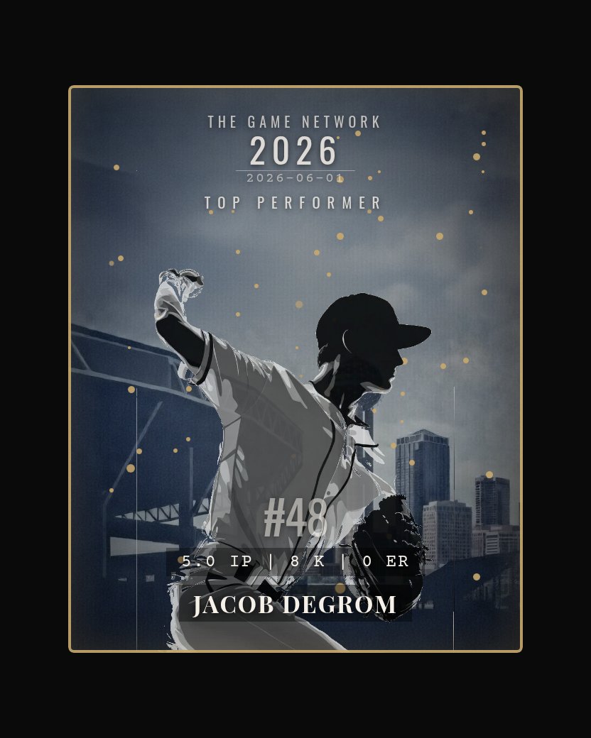 Jacob deGrom — Top Performer