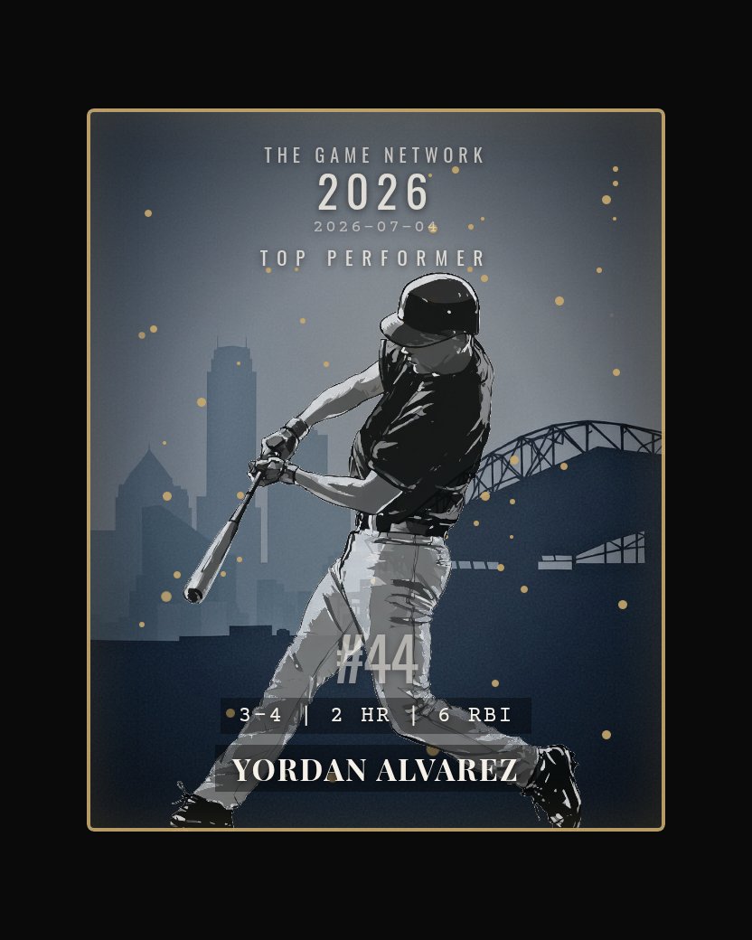 Yordan Alvarez — Top Performer