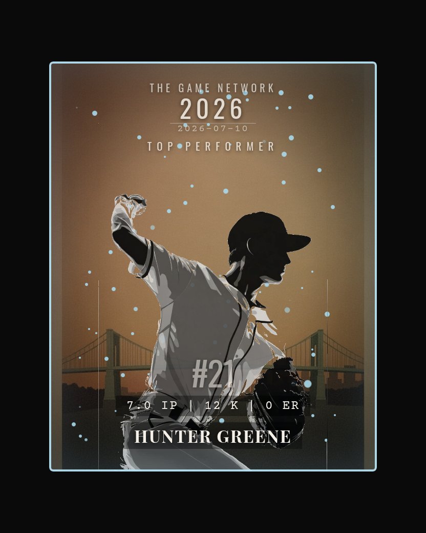 Hunter Greene — Top Performer