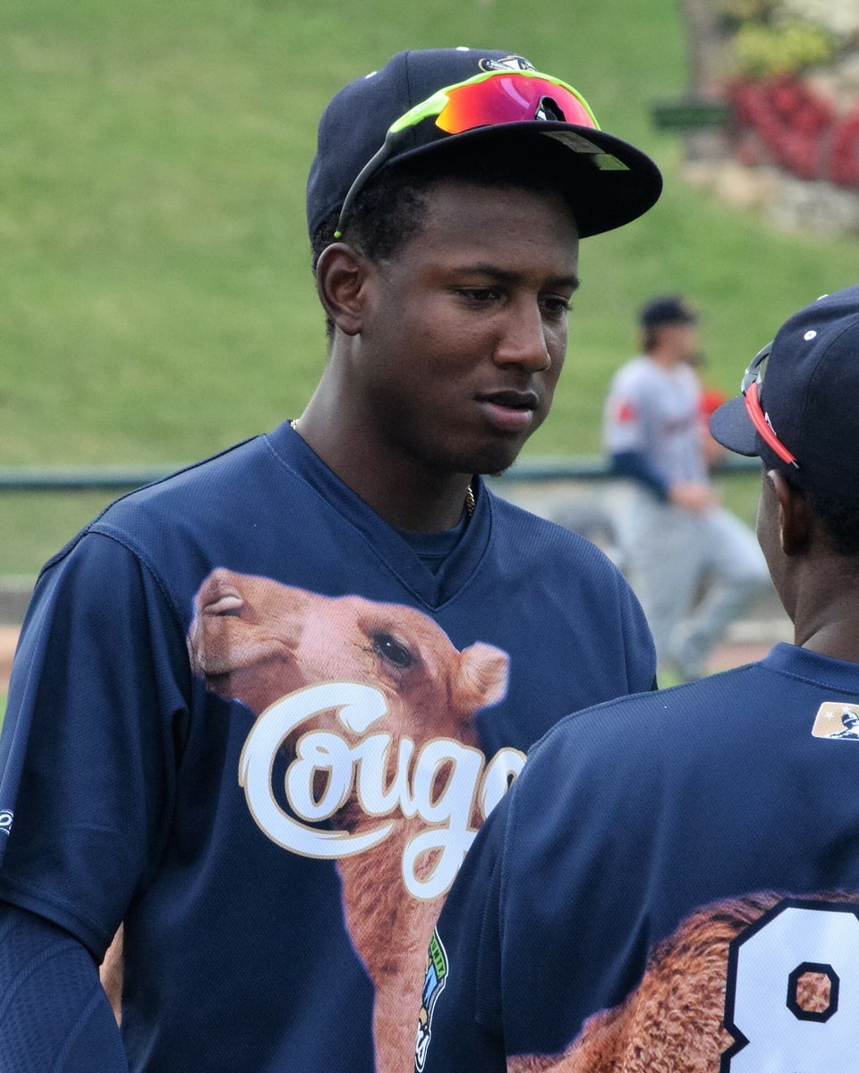 Geraldo Perdomo with the Kane County Cougars in 2019.
