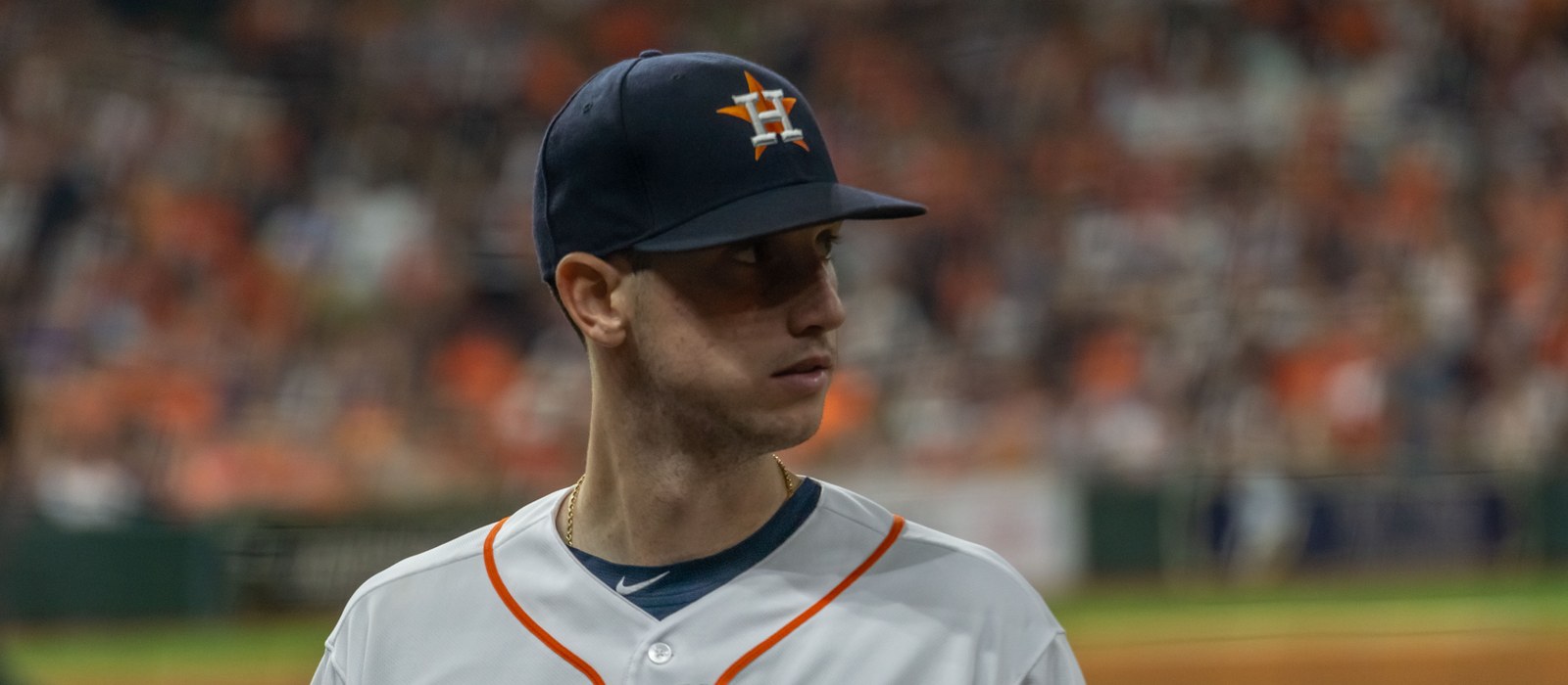 Kyle Tucker in a Houston Astros uniform in 2019