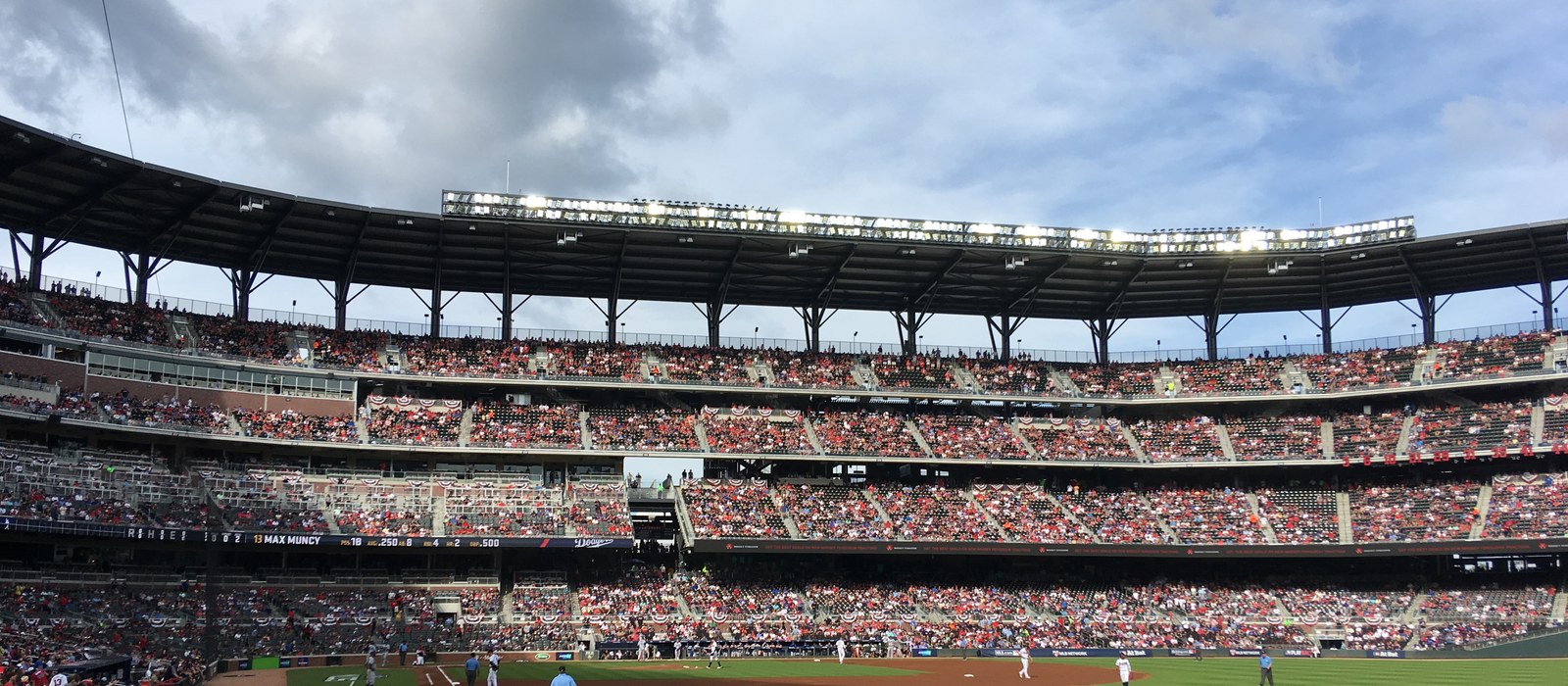 Truist Park during 2018 NLDS Game 4 between Braves and Dodgers